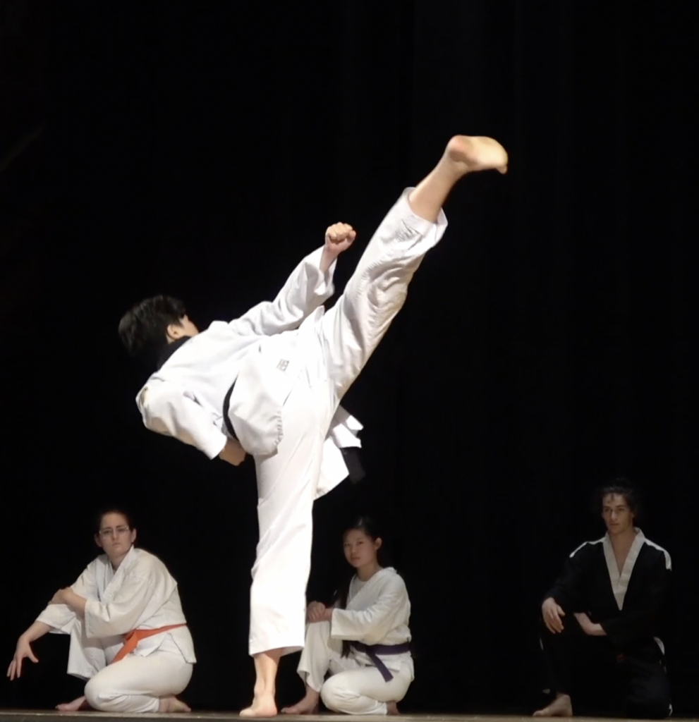 Side Kick at a TKD Demo